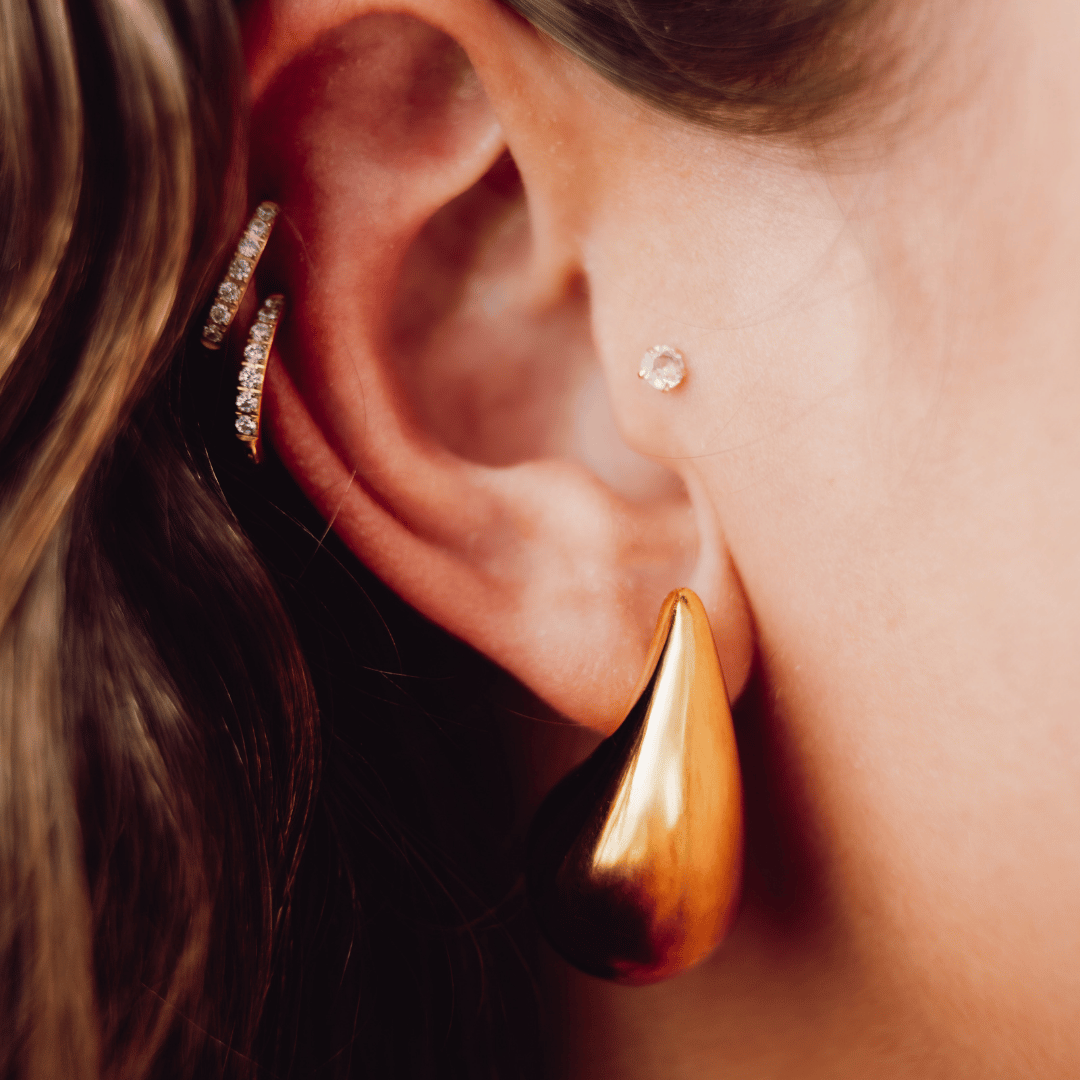 Diamond Ear Studs