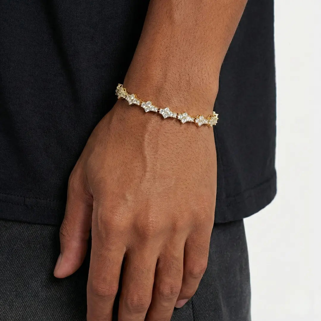 BRACCIALE A NIDO D'APE - ORO