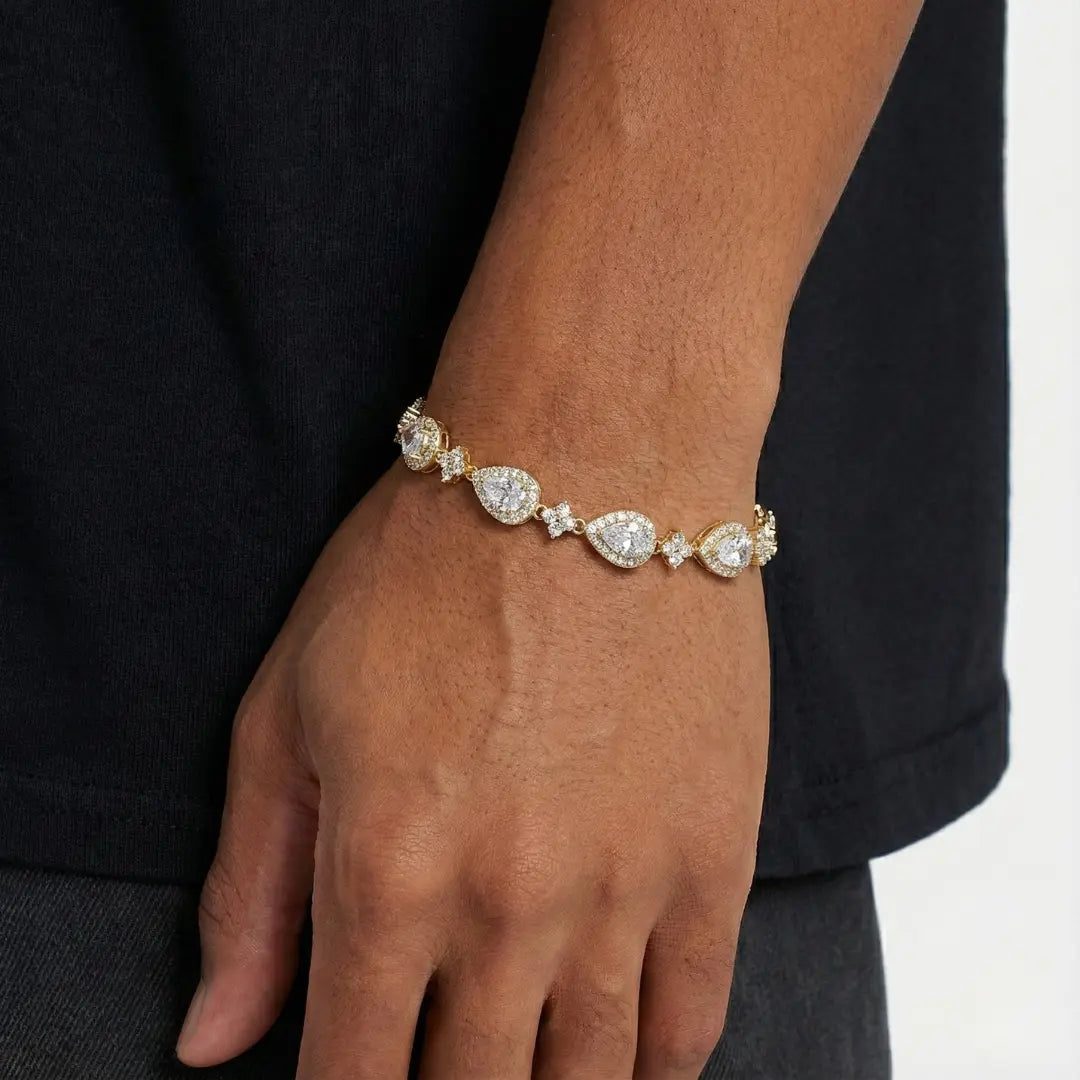 BRACCIALE CON STELLE - ORO