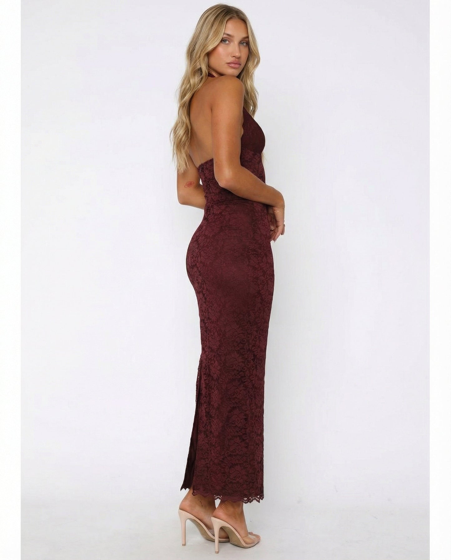 Abito Maxi in Pizzo