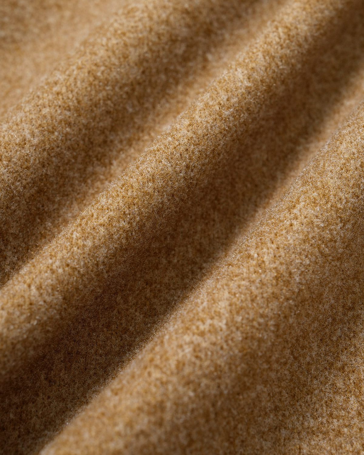 Gonna Mini A-Line in Caramello a Vita Naturale