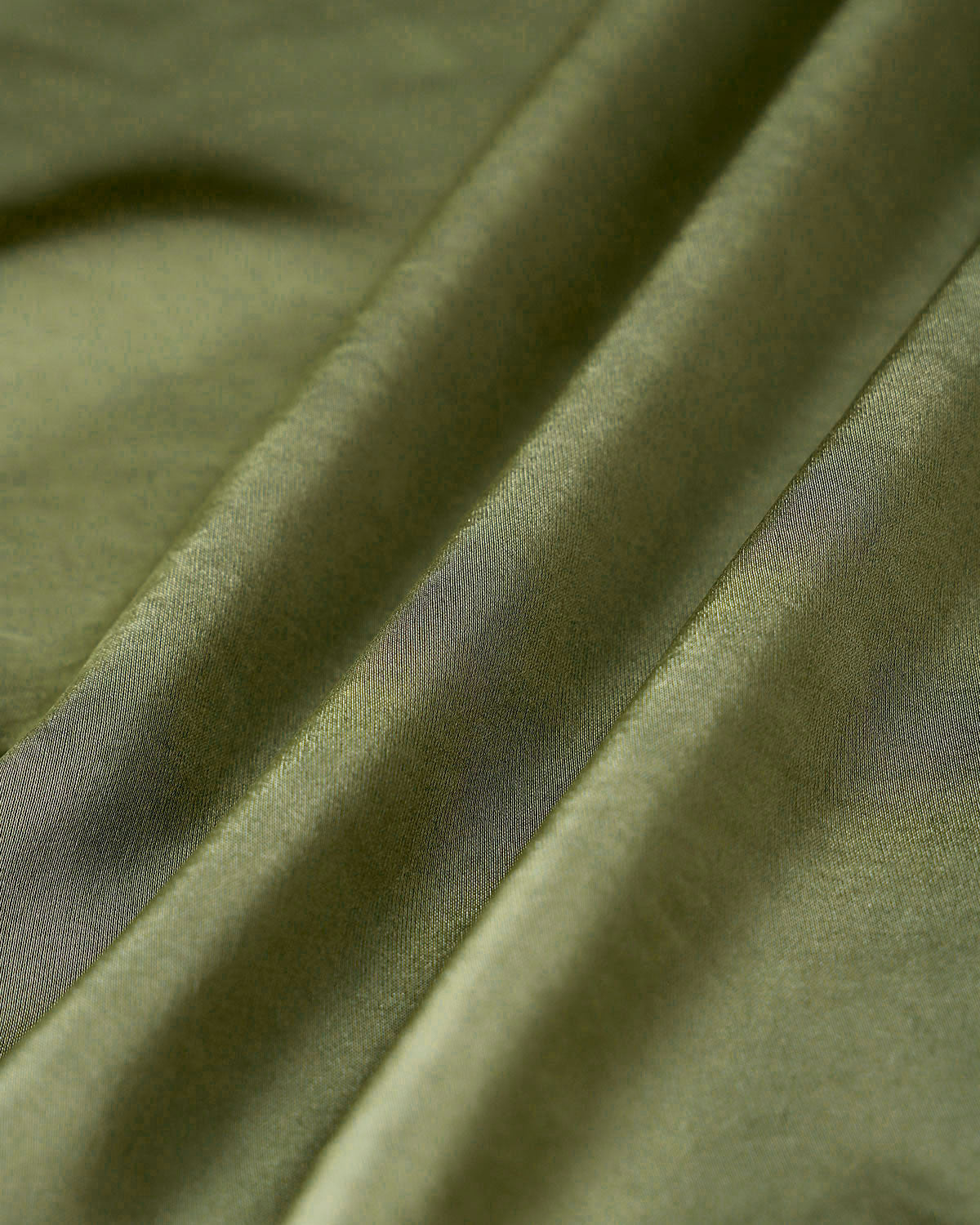 Gonna Mini A-Line in Raso Verde con Vita Elastica