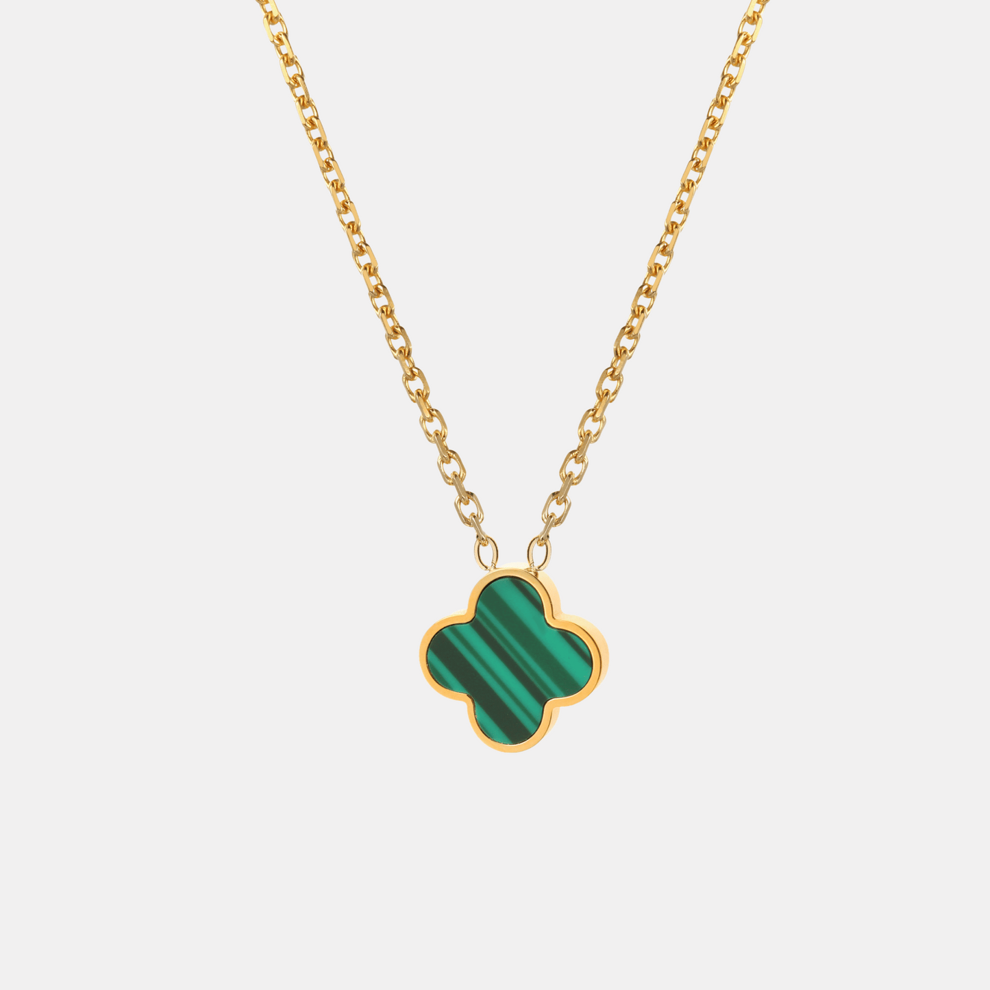 Green Clover Necklace