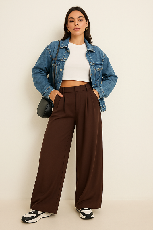 Marisse Pantaloni Plissettati