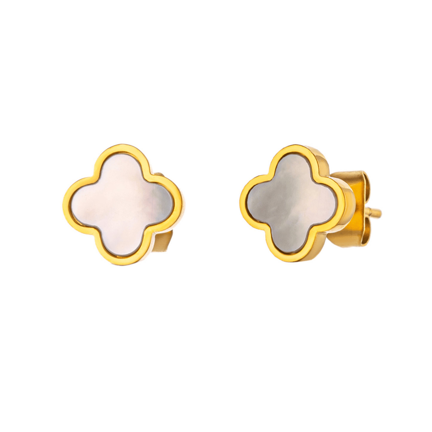 White Clover Earrings