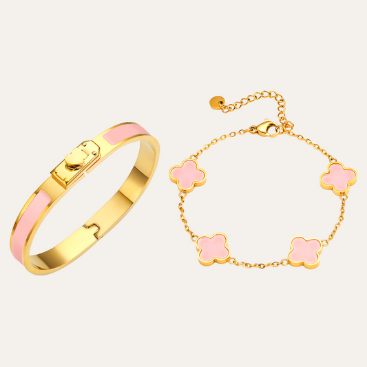 Baby Pink Armband Duo