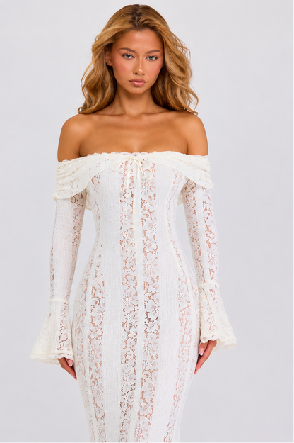 Abito Maxy in Pizzo Etereo