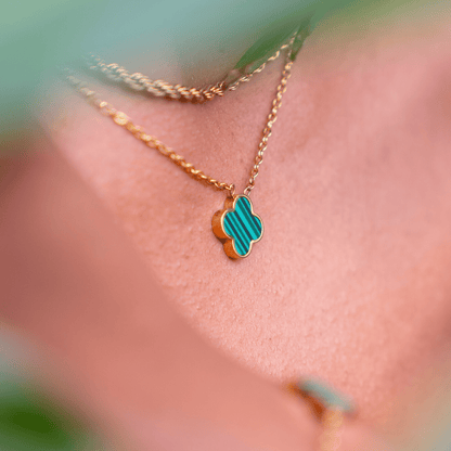 Green Clover Necklace