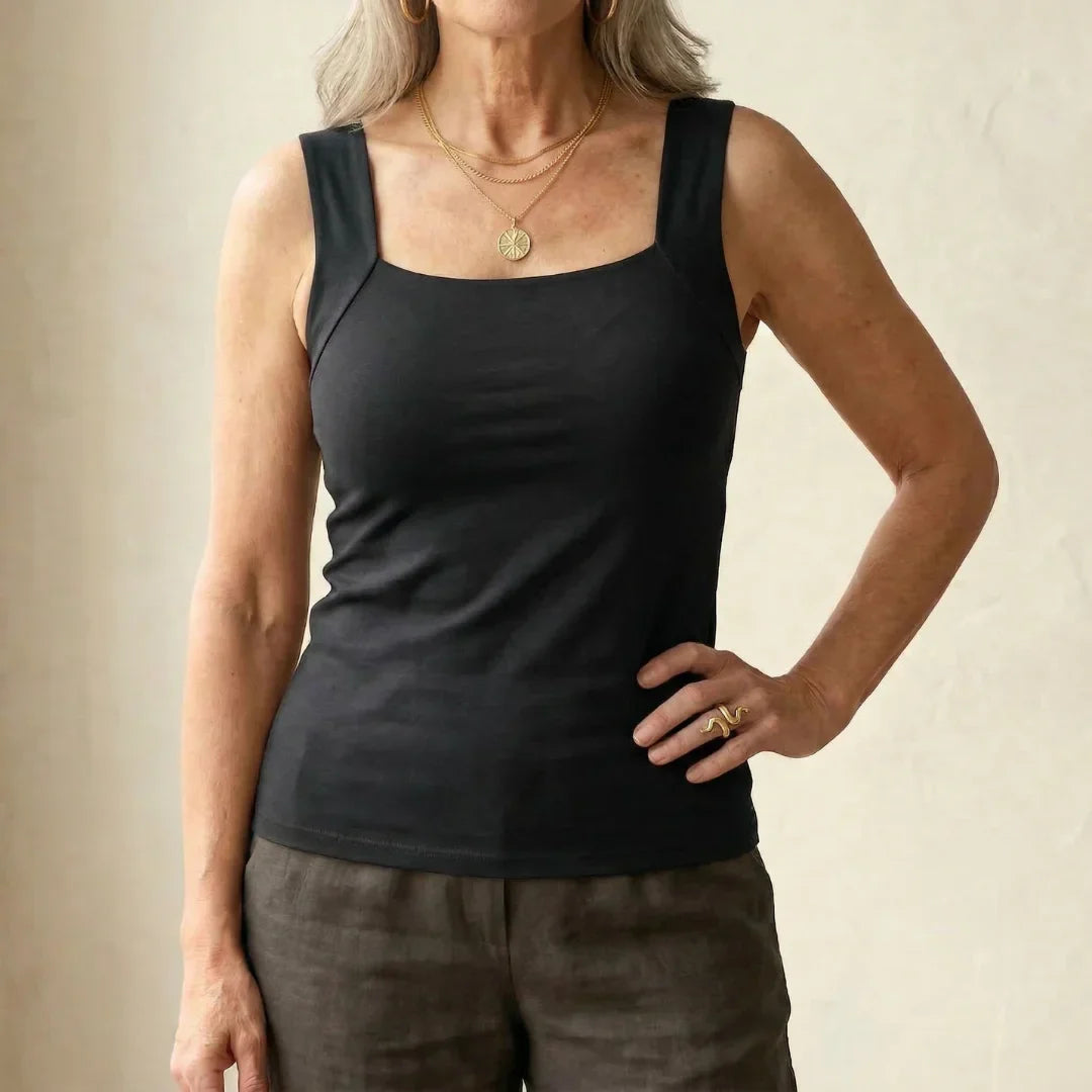 Top con reggiseno integrato