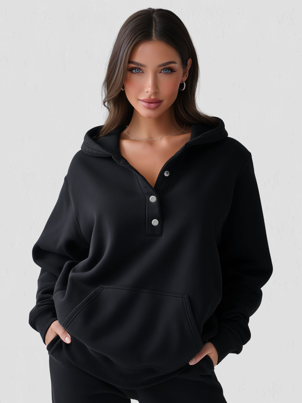 Emmma Snap-Fit Hoodie
