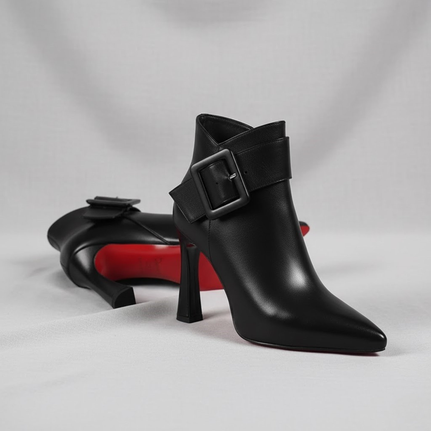 Victoria Stiletto Leather Boots
