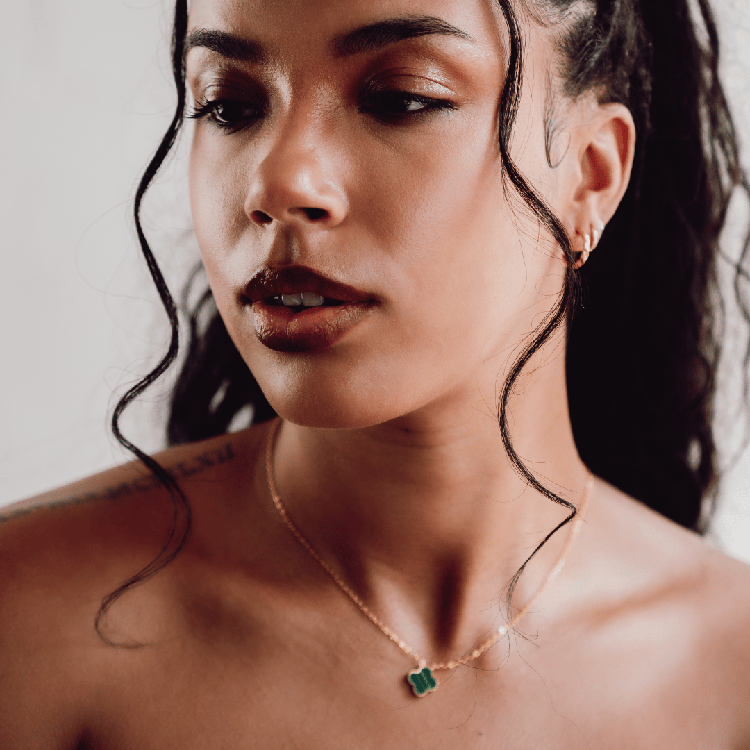 Green Clover Necklace