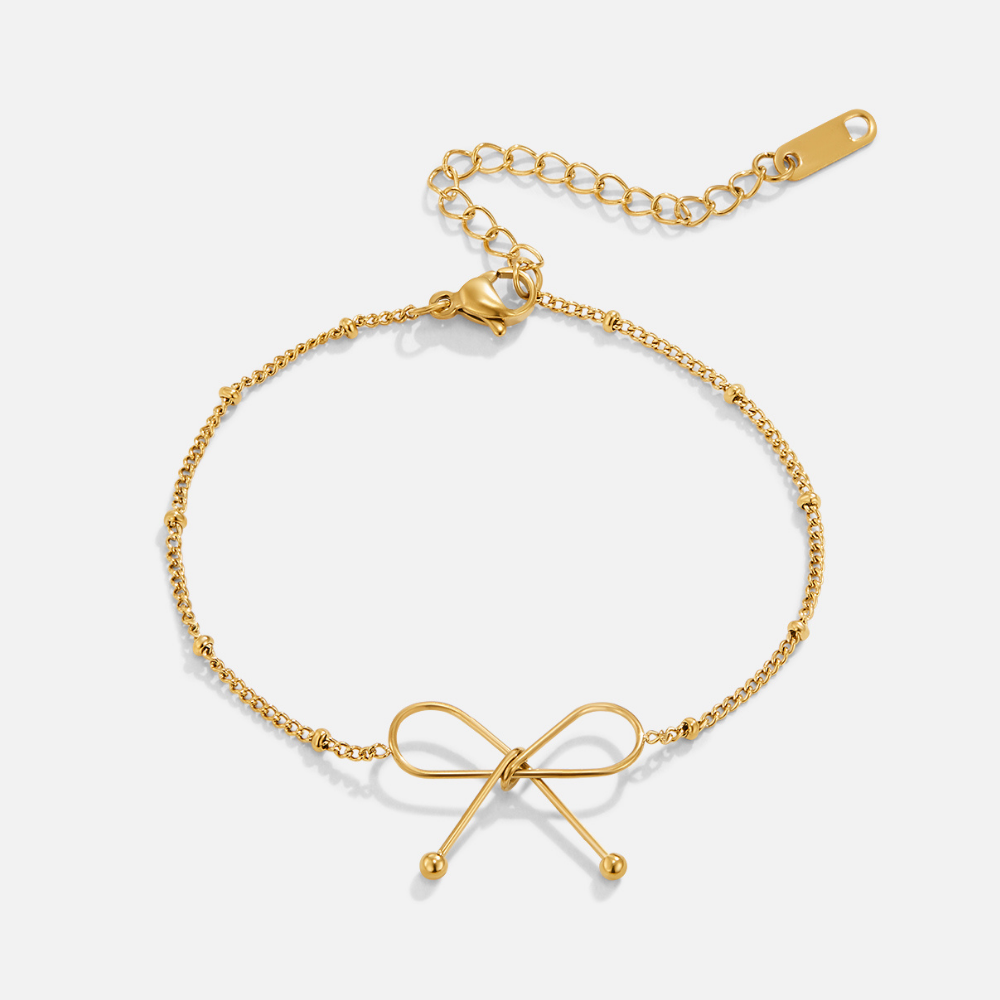 Bracciale Anika con Fiocco d'Oro
