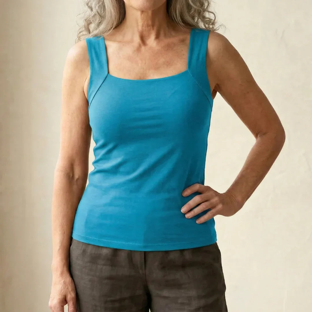 Top con reggiseno integrato