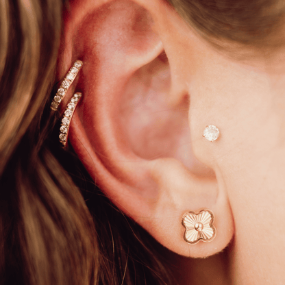 Diamond Ear Studs