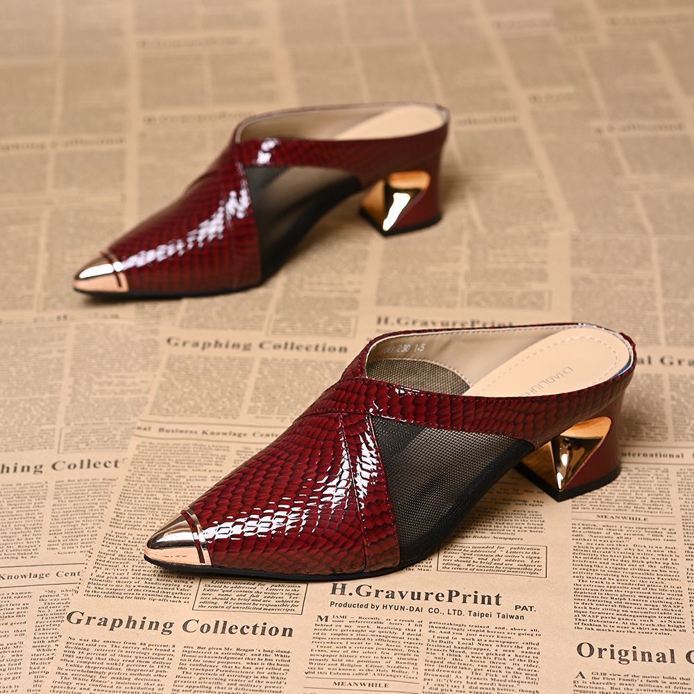 Valerie Leather Mule