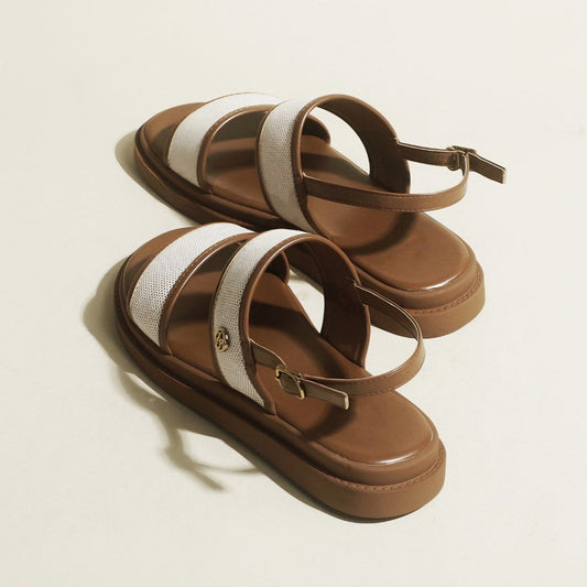 Sandali Eline in Pelle Rosa