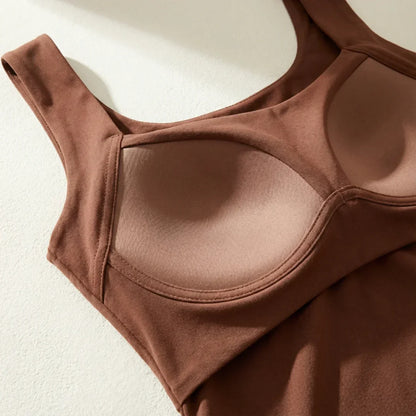 Top con reggiseno integrato