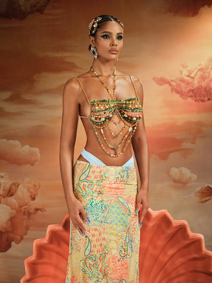 Bralette con Perline di Gemme Akshay