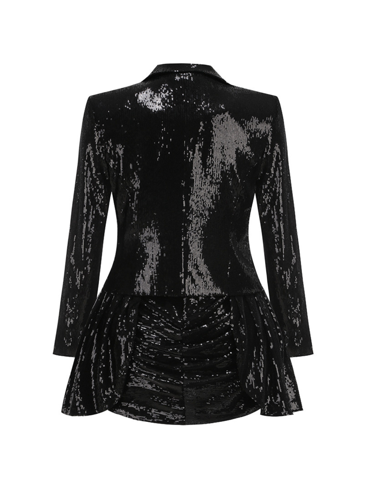 Set Gonna Paillettes con Collo Piegato Azzin e Blazer