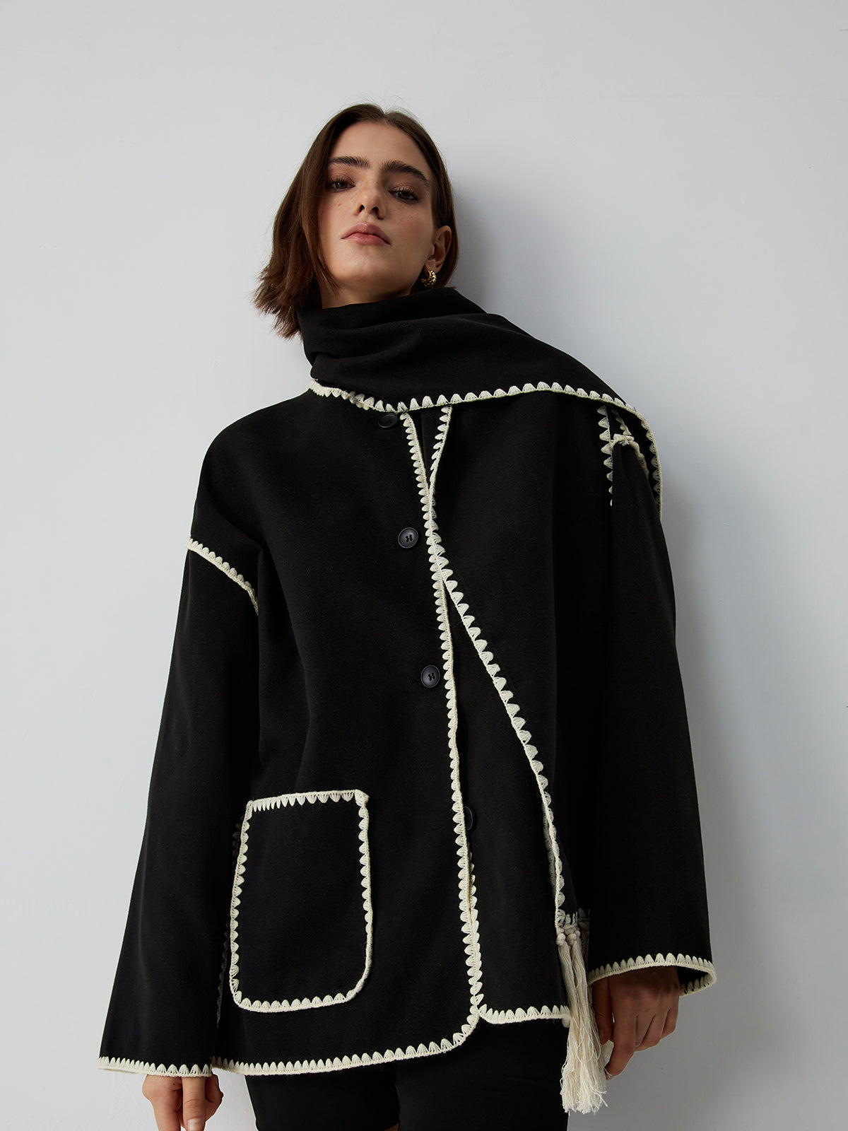 Serapha Overcoat Scarf