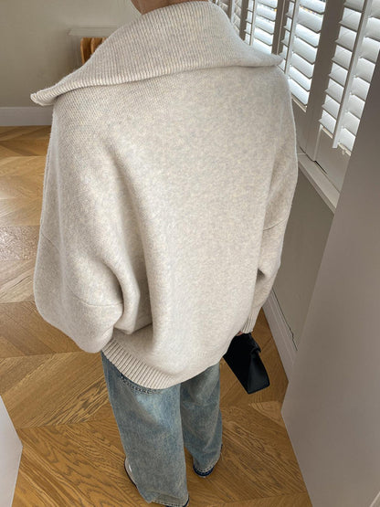 Ella Open Collar Cardigan