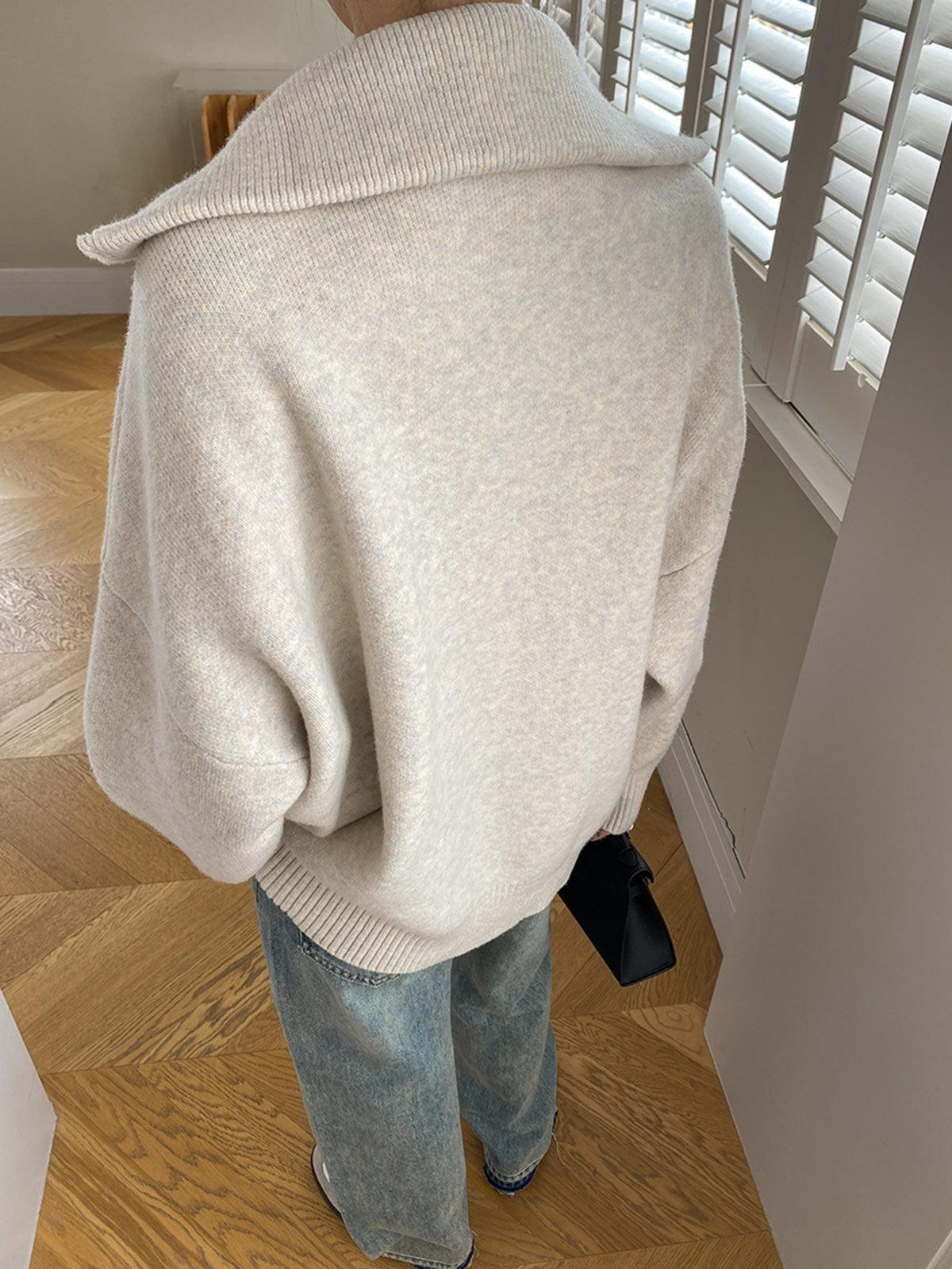 Cardigan Ella con Collo Scoperto