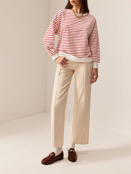 Abigail Striped Sweatshirt