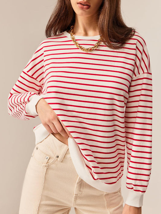 Abigail Striped Sweatshirt