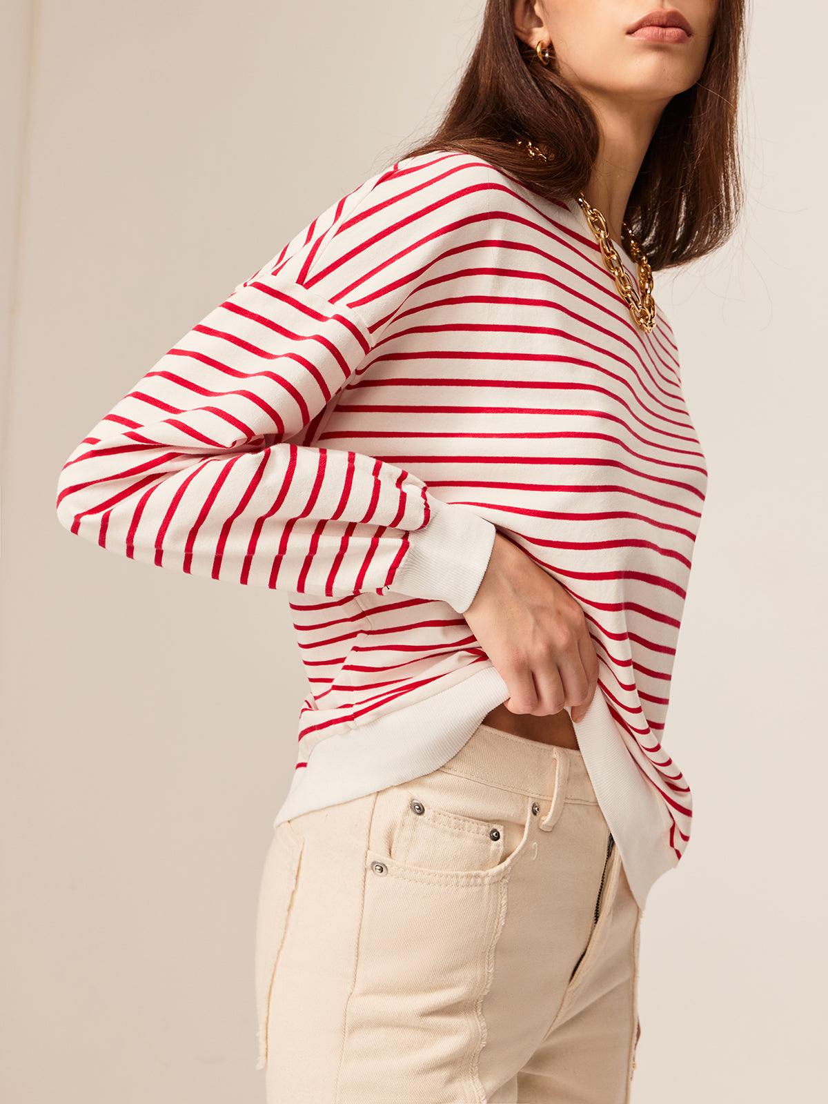 Abigail Striped Sweatshirt