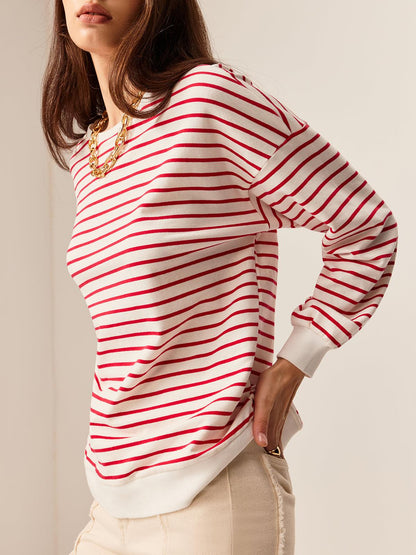 Abigail Striped Sweatshirt