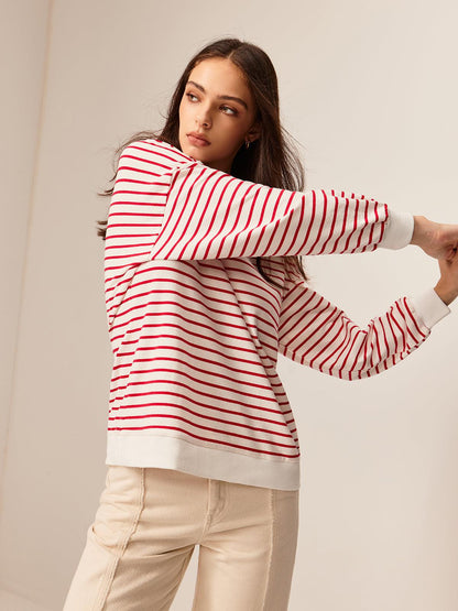 Abigail Striped Sweatshirt