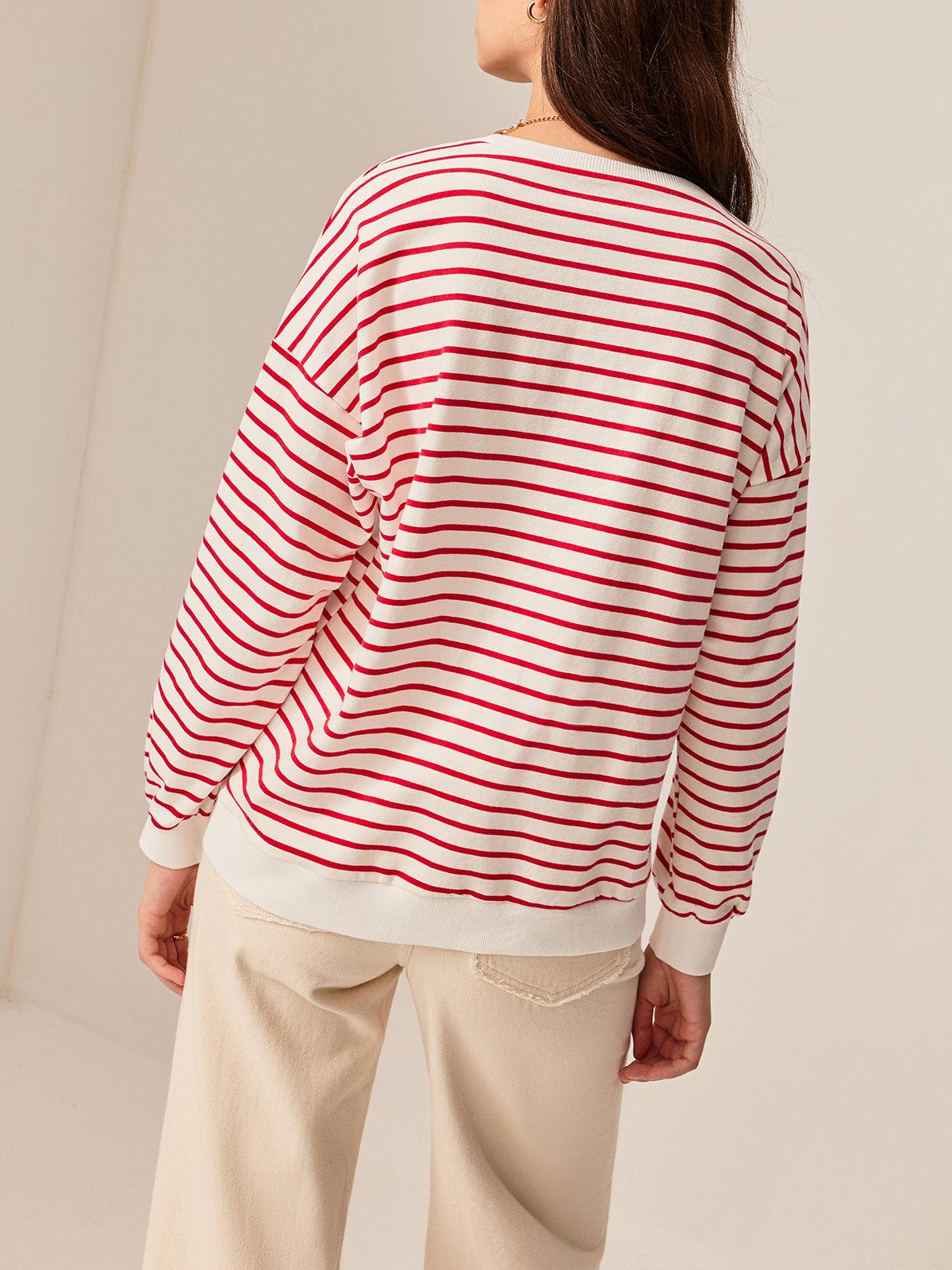 Abigail Striped Sweatshirt