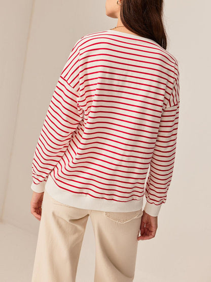 Abigail Striped Sweatshirt