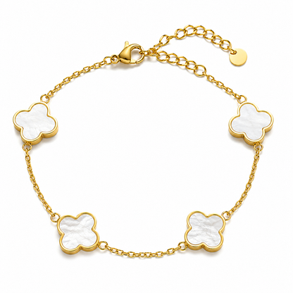Baby Blue Clover Bracelet