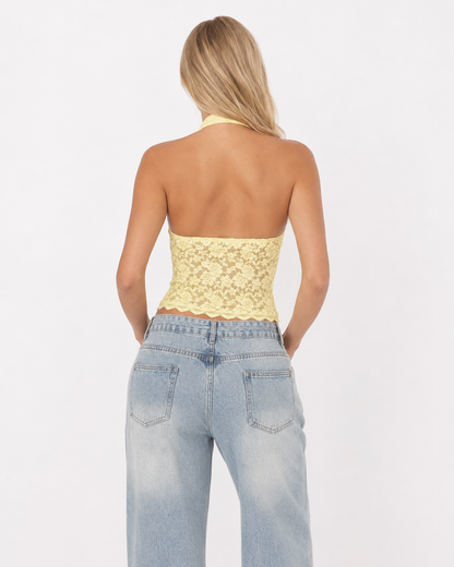 Top Halter in Pizzo It Girl