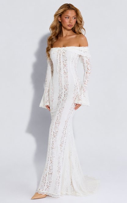 Abito Maxy in Pizzo Etereo