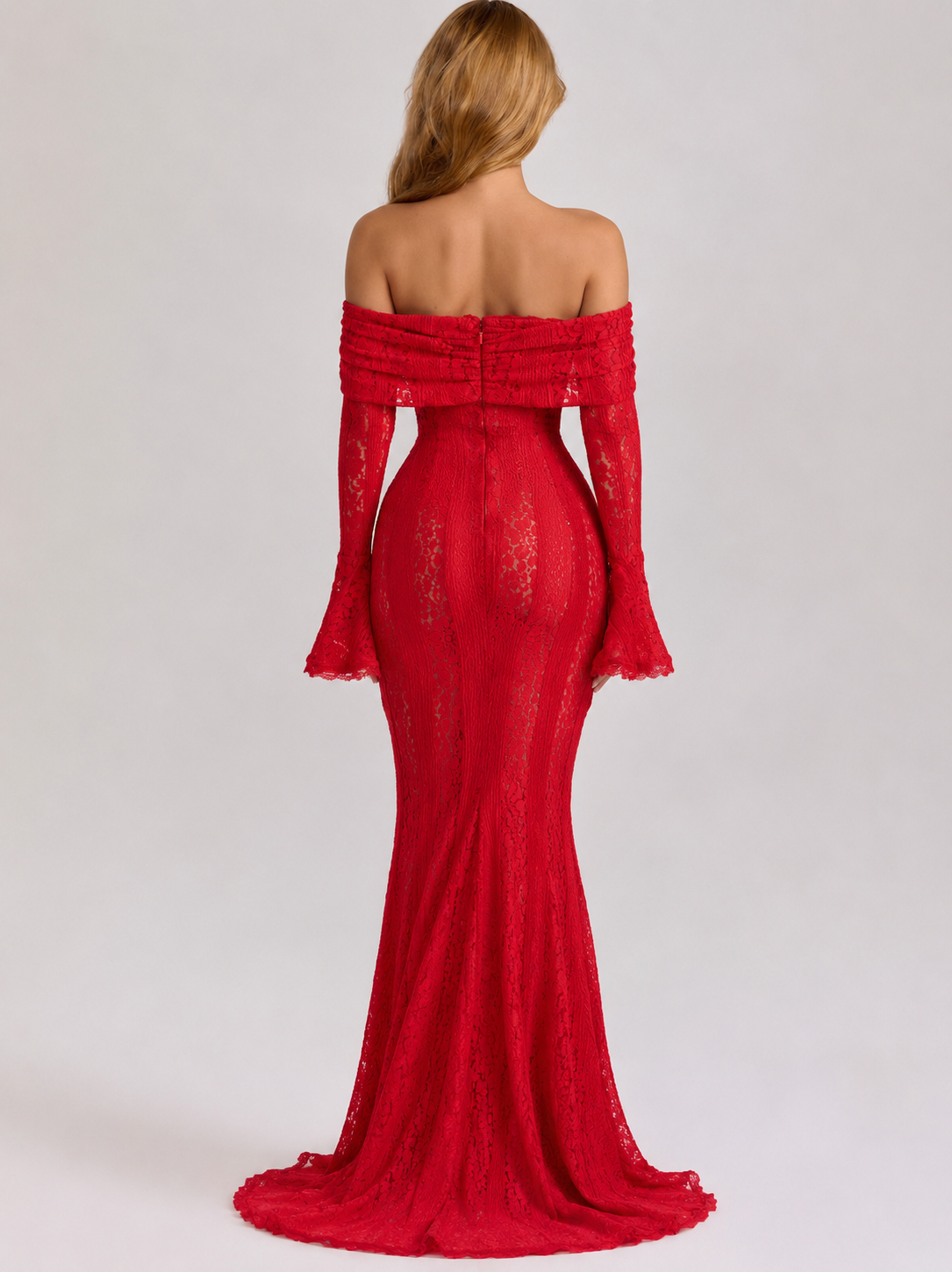 Abito Maxy in Pizzo Etereo