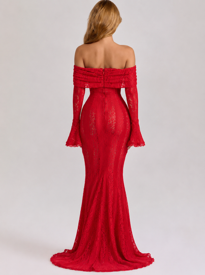 Abito Maxy in Pizzo Etereo