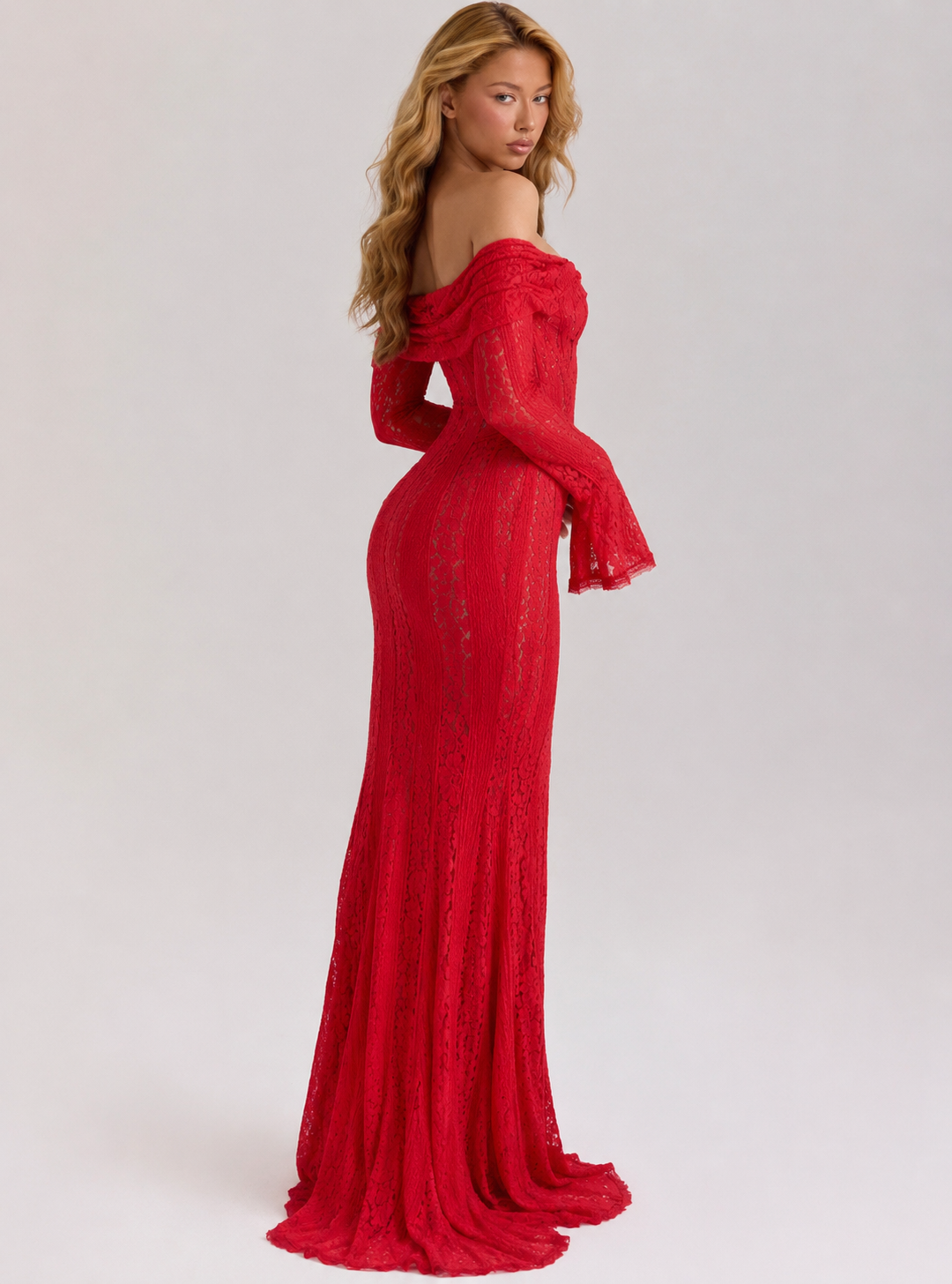Abito Maxy in Pizzo Etereo