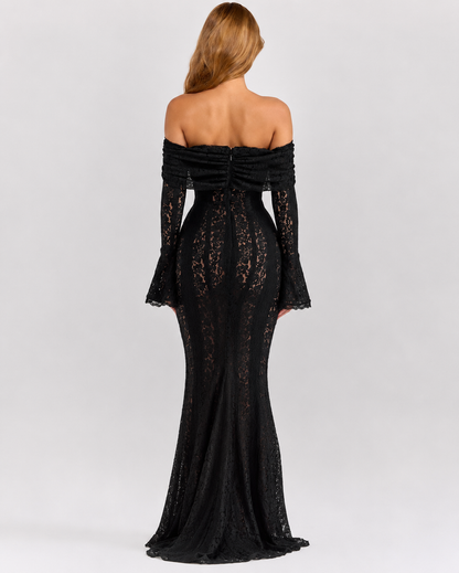 Abito Maxy in Pizzo Etereo