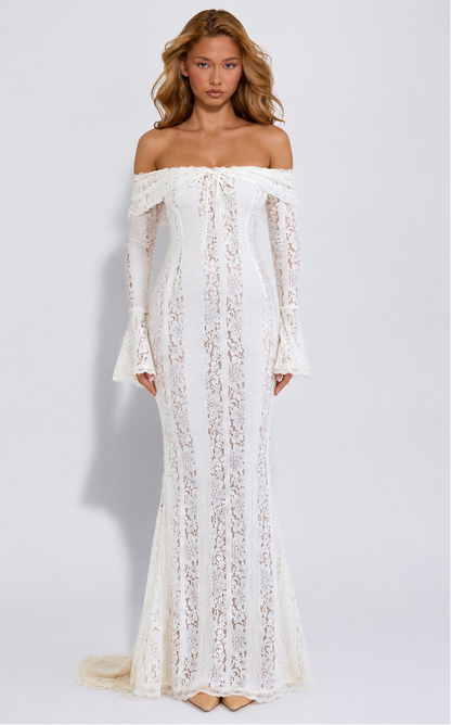 Abito Maxy in Pizzo Etereo