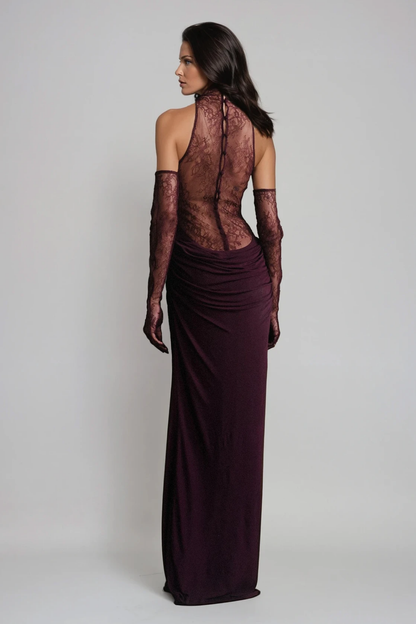 Ariana Luxe Lace Evening Gown