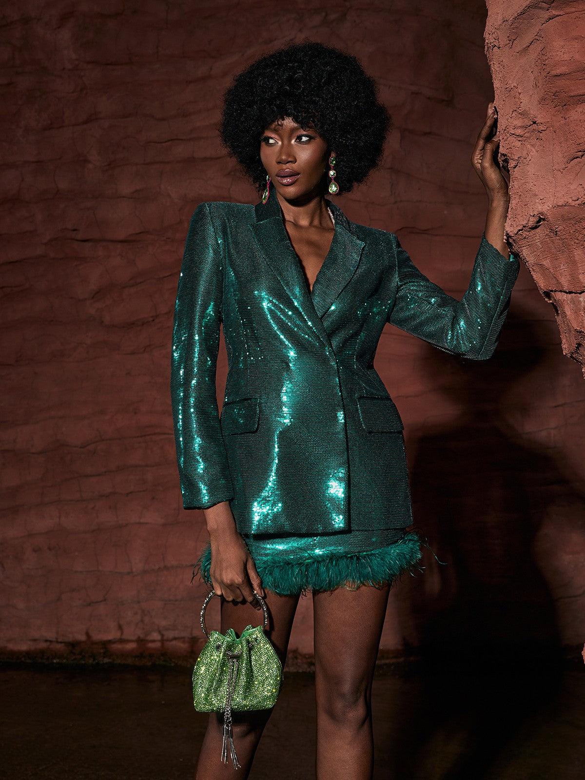 Set Blazer Dovie con Paillettes