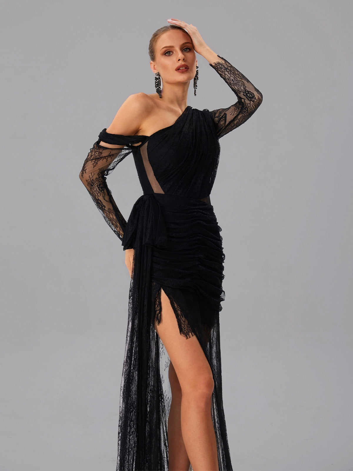 Abito Maxi in Pizzo e Rete Farooq