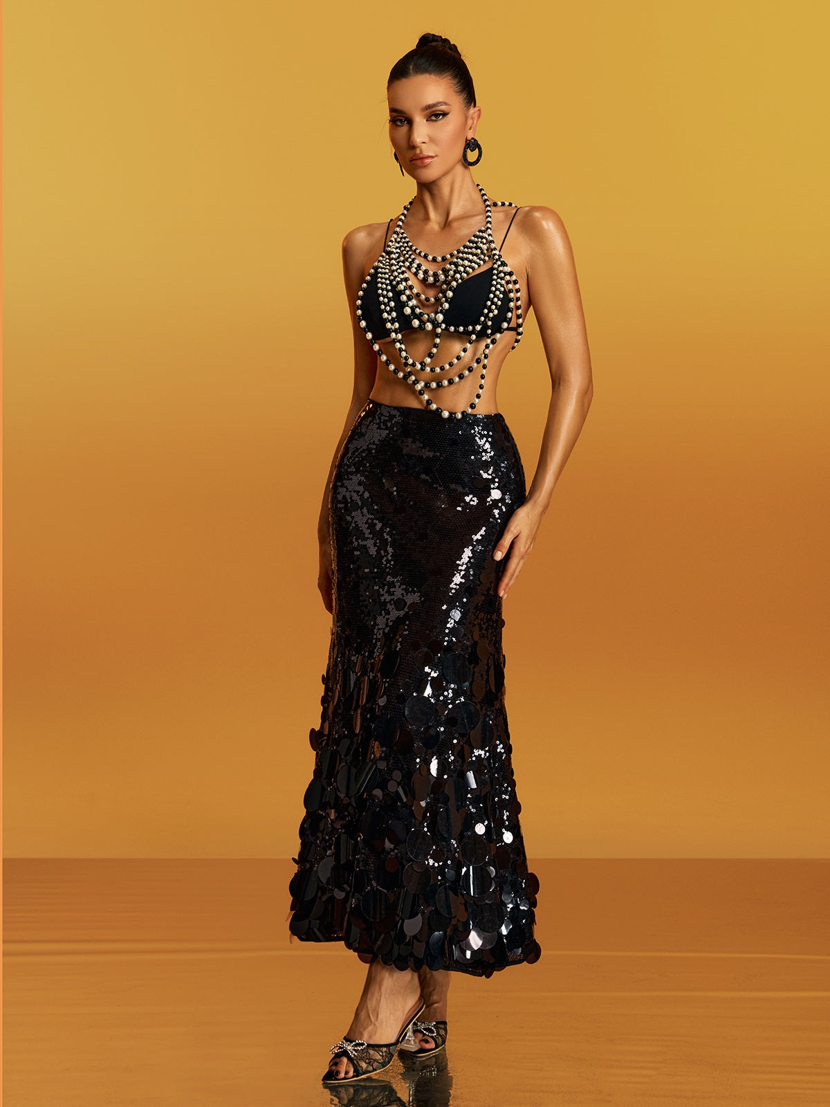 Bralette con Catena di Perline Gelistra