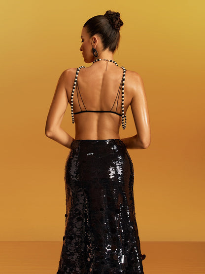 Bralette con Catena di Perline Gelistra