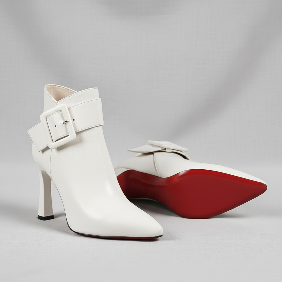 Stivaletti in Pelle Stiletto Victoria