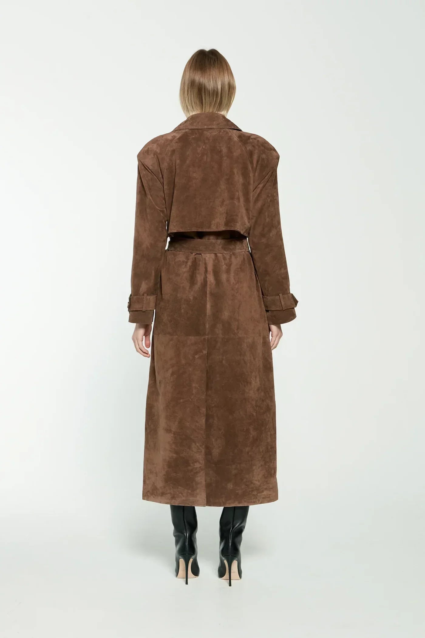 Sienna Suede Trench Coat
