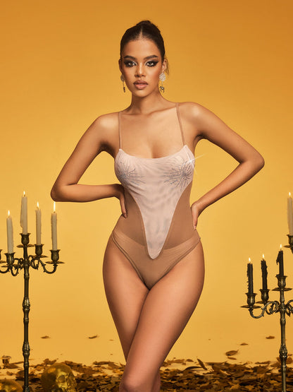 Body in Raso con Strass Kazrik